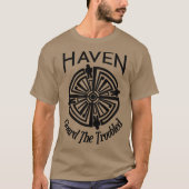 Haven Troubled Tattoo Black Logo T-shirt (Voorkant)