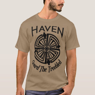Haven Troubled Tattoo Black Logo T-shirt