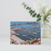 Haven van Alicante Briefkaart (Staand voorkant)