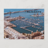 Haven van Alicante Briefkaart (Voorkant)