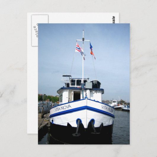 haven van Amsterdam - Briefkaart (Voorkant / Achterkant)