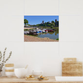 Haven van Angers in Frankrijk Poster (Keuken)