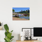 Haven van Angers in Frankrijk Poster (Thuiskantoor)