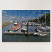 Haven van Anglet in Frankrijk Legpuzzel (Horizontaal)