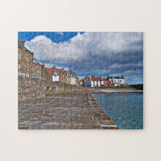 Haven van Anstruther Schotland Legpuzzel (Horizontaal)