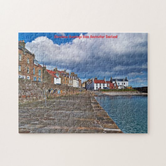 Haven van Anstruther Schotland Legpuzzel (Horizontaal)