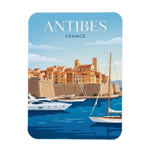 Haven van Antibes Frankrijk Magneet (Verticaal)
