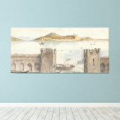 Haven van Arona (1795) Charles Gore Canvas Afdruk (Insitu (Houten vloer))