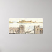 Haven van Arona (1795) Charles Gore Canvas Afdruk (Voorkant)