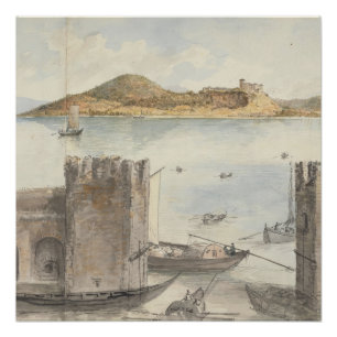 Haven van Arona (1795) Charles Gore Perfect Poster