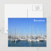 Haven van Barcelona Briefkaart (Voorkant / Achterkant)