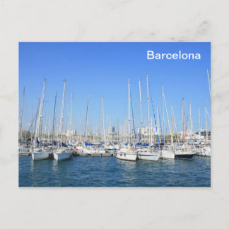 Haven van Barcelona Briefkaart