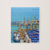 haven van Barcelona Legpuzzel (Verticaal)
