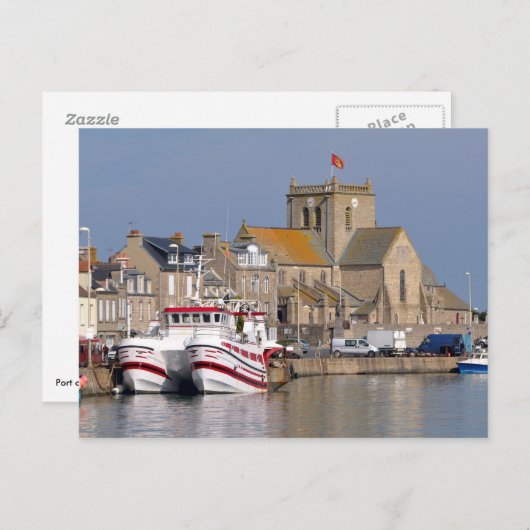 Haven van Barfleur in Frankrijk Briefkaart (Voorkant / Achterkant)