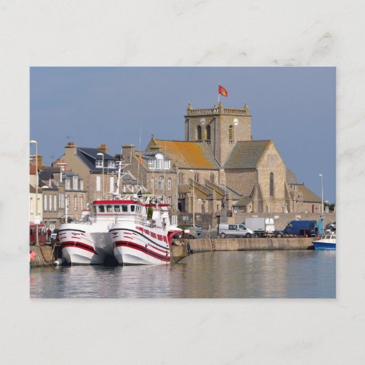 Haven van Barfleur in Frankrijk Briefkaart (Voorkant)