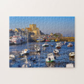 Haven van Barfleur in Frankrijk Legpuzzel (Horizontaal)