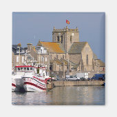 Haven van Barfleur in Frankrijk Magneet (Voorkant)