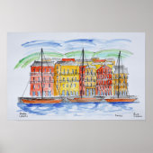 Haven van Bastia | Corsica, Frankrijk Poster (Voorkant)