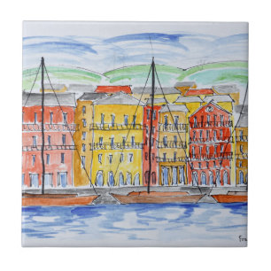 Haven van Bastia   Corsica, Frankrijk Tegeltje