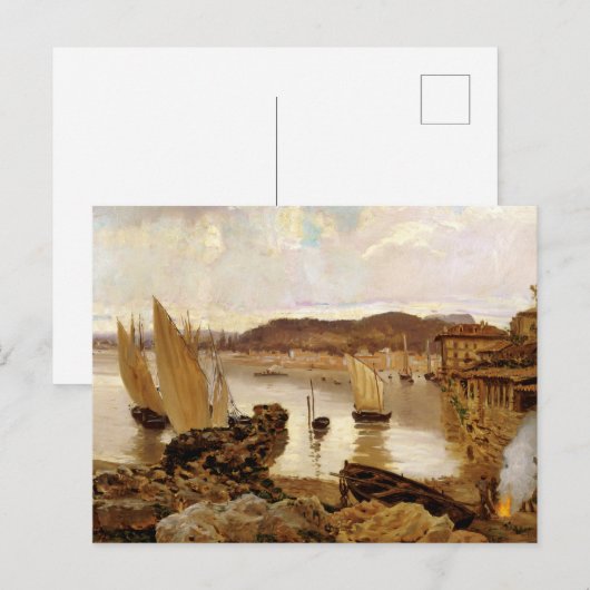 Haven van Bilbao, Antonio Munoz Degrain Briefkaart (Voorkant / Achterkant)