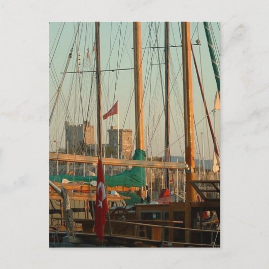 Haven van Bodrum Briefkaart (Voorkant)