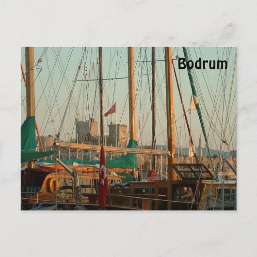 Haven van Bodrum Briefkaart (Voorkant)