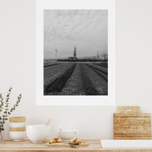 haven van Brest Poster (Keuken)