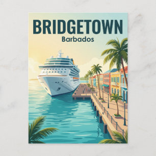 Haven van Bridgetown Cruise Terminal Barbados Briefkaart