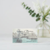 Haven van Calais door Edouard Manet Visitekaartje (Staand voorkant)