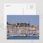 haven van Cannes in Frankrijk Briefkaart (Voorkant / Achterkant)