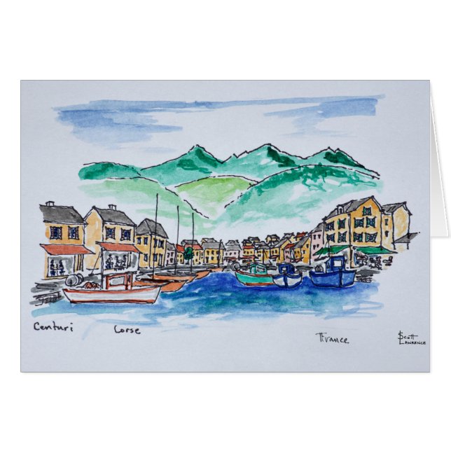 Haven van Centuri | Corsica, Frankrijk (Voorkant Horizontaal)