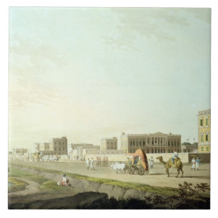 Haven van Cheringhee, Calcutta, bord 32 uit 'Orien Tegeltje