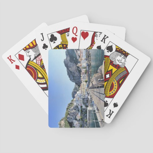 Haven van de Amalfikust Pokerkaarten (Achterkant)