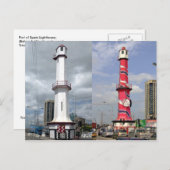 Haven van de Spaanse vuurtoren, Briefkaart Trinida (Voorkant / Achterkant)