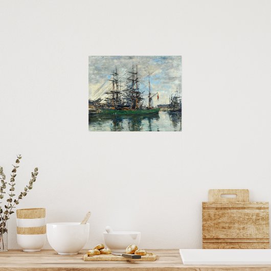 haven van deauville 1878 poster (Keuken)