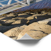 Haven van Douarnenez in de Franse feestdag Poster (Hoek)