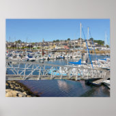 Haven van Douarnenez in de Franse feestdag Poster (Voorkant)