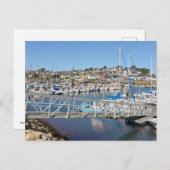 Haven van Douarnenez in Frankrijk Feestdagenkaart (Voorkant / Achterkant)