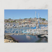 Haven van Douarnenez in Frankrijk Feestdagenkaart (Voorkant)