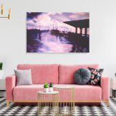 haven van Fort de France Canvas Afdruk (Insitu (Woonkamer))