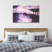 haven van Fort de France Canvas Afdruk (Insitu (Slaapkamer))