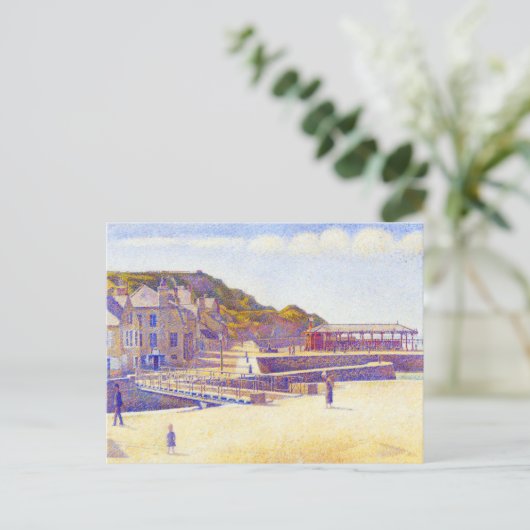 Haven van Georges Seurat Briefkaart (Staand voorkant)