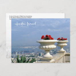 Haven van Haifa, Israël - briefkaart
