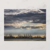Haven van Hamburg, Duitsland Briefkaart (Voorkant)