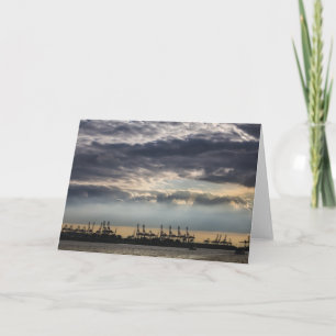 Haven van Hamburg Duitsland Kaart