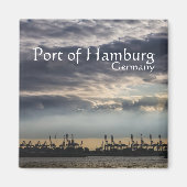 Haven van Hamburg - Duitsland Magneet (Voorkant)