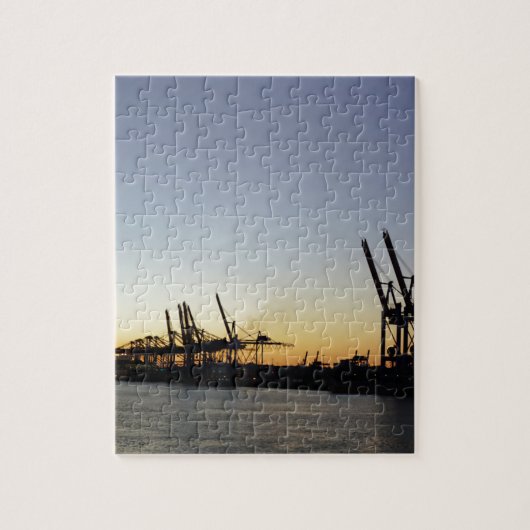 haven van hamburg legpuzzel (Verticaal)