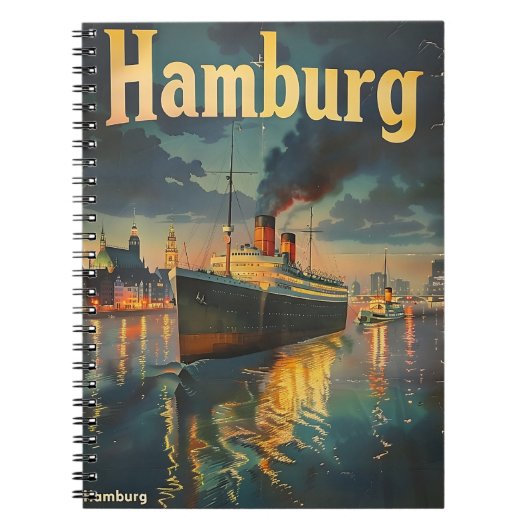 Haven van Hamburg Notitieboek (Voorkant)