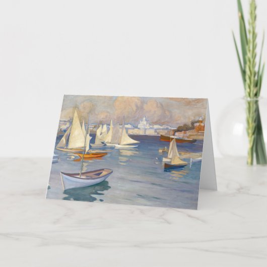 Haven van Helsinki | Albert Edelfelt Kaart (Voorkant)