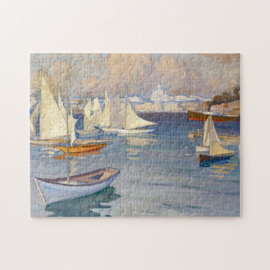 Haven van Helsinki | Albert Edelfelt Legpuzzel (Horizontaal)